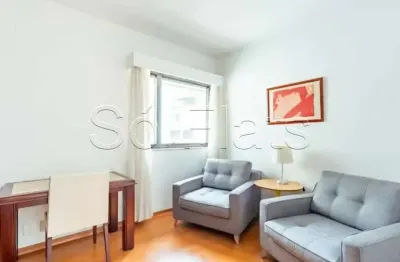 Apto no la residence paulista disponível para locação com 33m², 1 dorm e 1 vaga no jardins