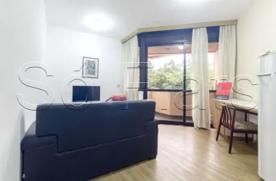 Flat no morumbi , disponível para venda mobiliado, 01 dorm e 01 vaga