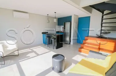 Apto no residencial urbano duplex com 50m², 1 dormitório 1 vaga de garagem disponível para locação.