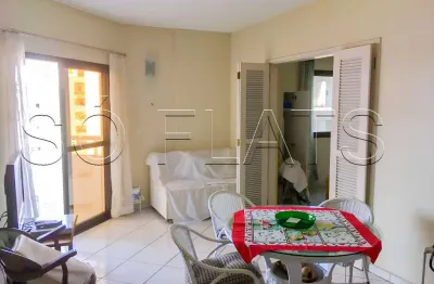 Apto em santos disponível para locação com 80m², 02 dormitórios e 01 vaga de garagem.