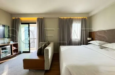 Flat com 1 quarto à venda na Avenida Jandira, 501, Moema, São Paulo