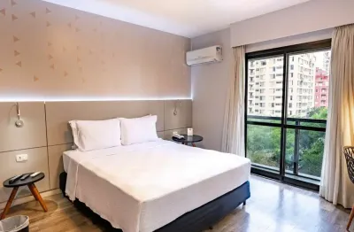 Flat interative disponível para investimento com 59m², 1 dormitório e 1 vaga de garagem