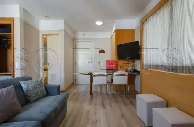 Flat transamerica bela cintra, apartamento disponível para venda com 26m², 1 dormitório e 1 vaga