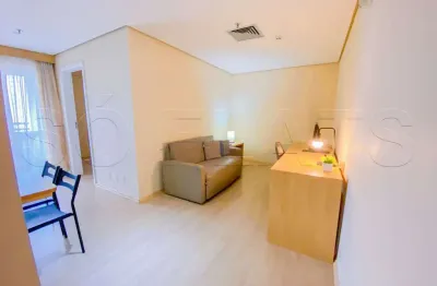 Apto no blue tree santo andré contendo 43m² e 1 dormitório disponível locação no centro.