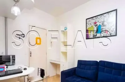 Flat stagium studio disponível para venda com 28m², 1 dormitório e 1 vaga de garagem