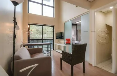 International duplex ,apartamento disponível para venda com 42m², 1 dormitório e 1 vaga de garagem