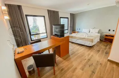 Studio disponível para locação totalmente mobiliado ideal para quem busca conforto e comodidade.