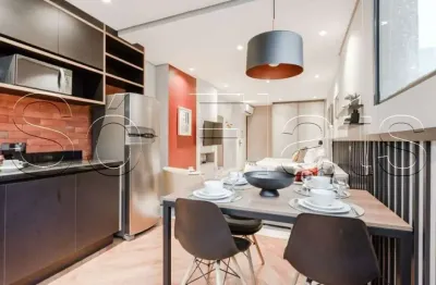 Vn gomes de carvalho, apto disponível para locação contendo 60m², 1 dormitório e 1 vaga.