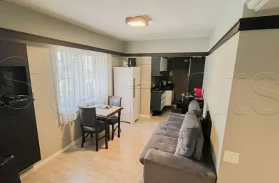 Apto disponível para locação totalmente mobiliado com 34m² próximo a marginal pinheiros.