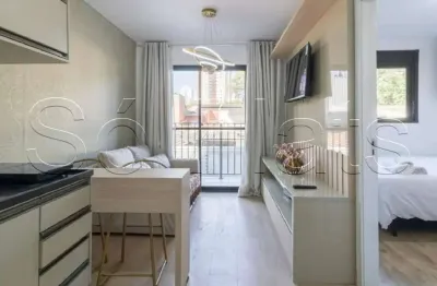 Studio vibe vila olímpia, flat disponível para locação contendo 26m² e 01 dormitório.