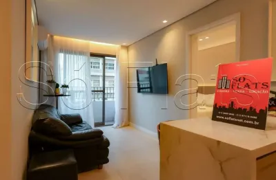 Apto nos jardins disponível para locação contendo 50m², 02 dormitórios e 01 vaga de garagem.