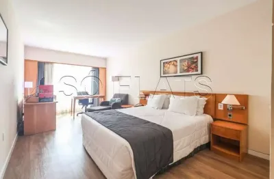 Flat sol alphaville, apartamento disponível para venda com 30m², 1 dormitório e 1 vaga de garagem