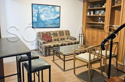 Prime boulevard, apartamento duplex na cobertura com 60m², 1 dormitório e 1 vaga
