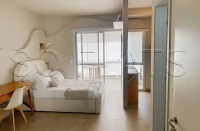 Apartamento wish moema, disponível para locação com 37m² e 01 vaga de garagem.