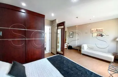 Transamérica nações unidas, flat disponível para locação contendo 28m², 1 dormitório e 1 vaga.