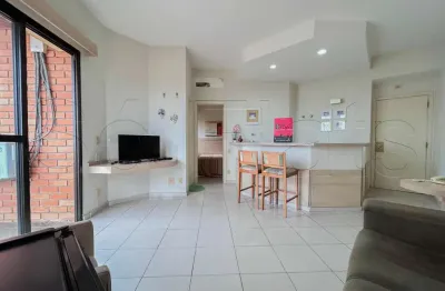 Flat montecattini disponível para venda, mobiliado com 40m², 01 dorm e 01 vaga