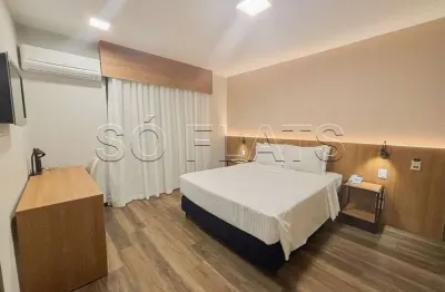 Flat disponível para locação nos jardins, próximo a av 9 de julho e shopping jd. pamplona.