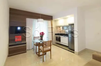Flat no gran estanconfor veranda berrini contendo 40m² e 1 dorm disponível para locação no brooklin.