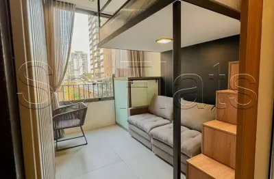 Studio brook by you. flat disponível para locação contendo 30m² e 1 dormitório