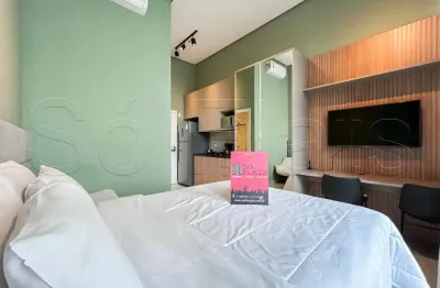 Studio oscar by you, flat disponível para flat com 26m² e 01 dormitório