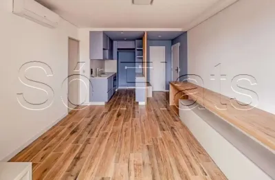 Residencial white 2880, studio disponível para locação contendo 48m², 01 dormitório e 01 vaga.