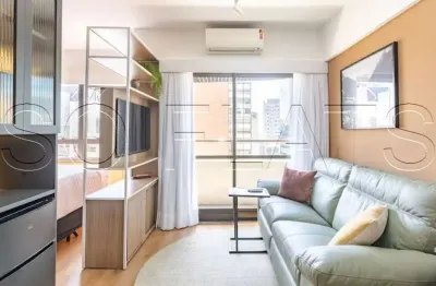 Flat radisson paulista, disponível para compra com 30m², 1 dormitório e 1 vaga