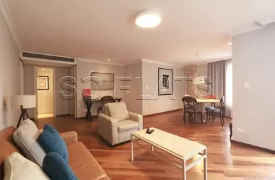 Flat no george v maria lisboa disponível para locação com 117m², 02 dorms e 02 vagas.