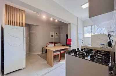 Mont hermon, flat disponível para locação contendo 40m², 01 dormitório e 01 vaga.