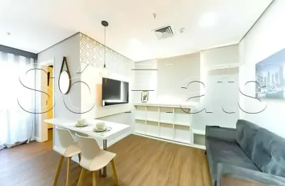 Apto blue tree santo andré disponível para locação com 43m², 1 dormitório e 1 vaga de garagem.