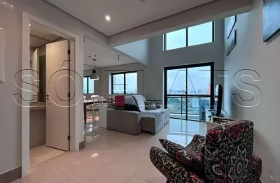 Flat international duplex disponível para venda com 75m², 02 dorm e 02 vagas de garagem