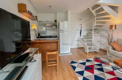 Residencial urbano duplex disponível para venda com 45m², 1 dormitório e 1 vaga de garagem