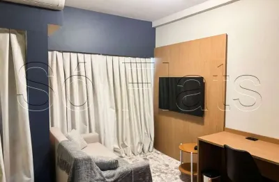 Flat quality paulista disponível para venda com 30m², 1 dormitório e 1 vaga de garagem