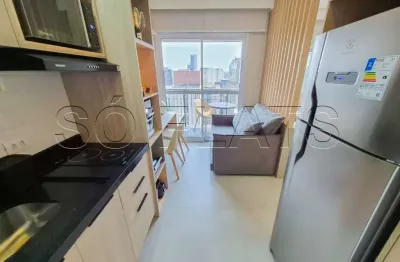 Studio viva benx casa do ator, flat disponível para locação contendo 24m² e 01 dormitório.