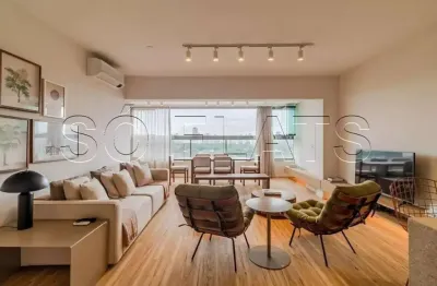 Residencial white 2880, flat disponível para locação contendo 66m², 01 dormitório e 01 vaga.