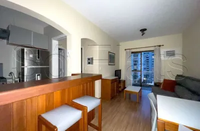 Flat disponível para locação no the first full, 40m², 1 dormitório e 1 vaga de garagem.