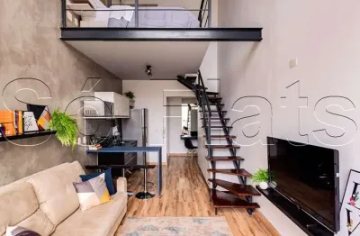 Flat com 1 quarto à venda na Rua Flórida, 1790, Brooklin, São Paulo