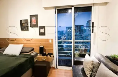 Flat em moema disponível para venda com 26m² e 01 vaga de garagem