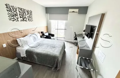 Flat em moema disponível para venda com 26m² e 01 vaga de garagem