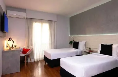 Flat nos jardins fora do pool para investimento ou moradia