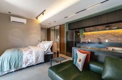 Pininfarina, flat disponível para locação com 49m², 1 dormitório e 2 vagas de garagem.