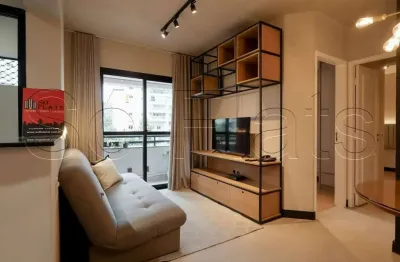 Flat disponível para locação na região do brooklin com fácil acesso a av. das nações unidas.