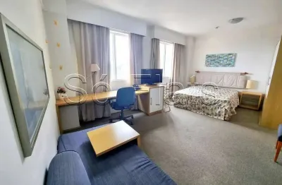 Flat para locação no Comfort Alphaville com 1 dormitório e 1 vaga de garagem