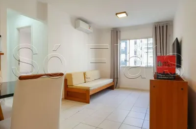 Saint Paul, flat disponível para locação contendo 40m², 01 dormitório e 01 vaga.