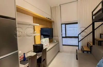 Apto disponível para locação com 27m² e 1 dorm, muito bem localizado ao lado da puc e av sumaré.