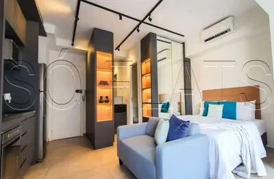 Residencial london sp, studio disponível para venda com 33m², 1 dormitório e 1 vaga de garagem