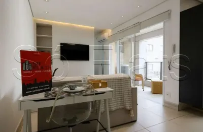 Option paraíso, studio bem localizado disponível para locação contando com 38m² e 01 dormitório.