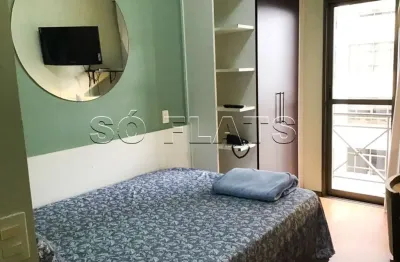 Mercure são caetano, flat disponível para venda com 18m², 1 dormitório e 1 vaga de garagem