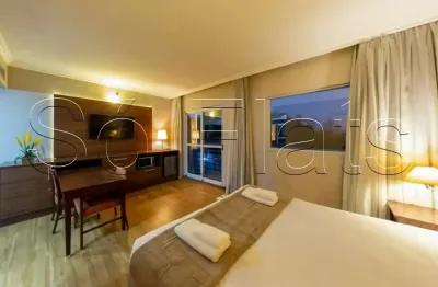 Flat disponível para locação próximo a marginal pinheiros e avenida berrini.