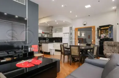 Flat estilo junção disponível para locação no nortel contendo 84m², 01 dormitório e 02 vagas.