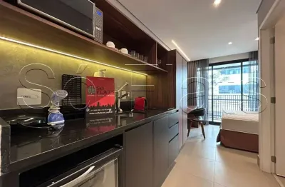 Studio pivô match vila nova, flat disponível para locação contendo 24m² e 01 dormitório.